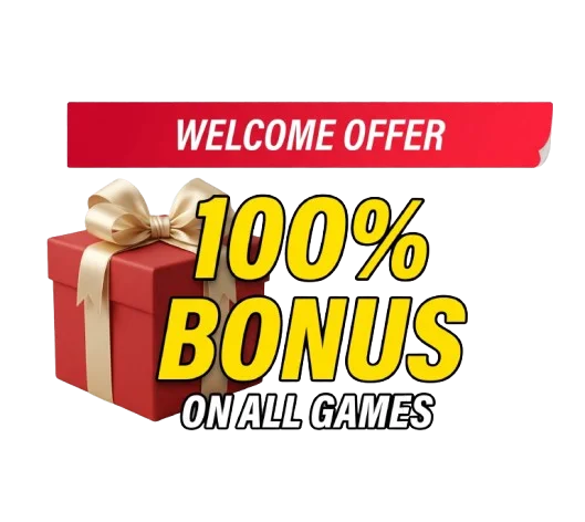 Baji Live 100% welcome bonus offer on all games